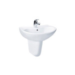  Chậu lavabo treo tường TOTO LHT240CS#W chân lửng 