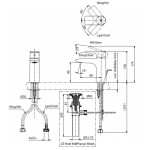 Vòi Lavabo TOTO TLG04301B#BRG Nóng Lạnh Màu Vàng Hồng