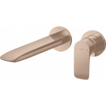 Vòi Lavabo TOTO TLG04310BB#BRG Nóng Lạnh Gắn Tường Màu Vàng Hồng