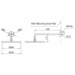 Bát Sen TOTO TBW07003A#BRG Tròn 300mm Dòng G Gắn Tường Màu Vàng Hồng