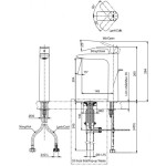 Vòi Lavabo TOTO TLG04307B#MBL Nóng Lạnh Thân Cao Màu Đen Mờ