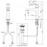 Vòi Lavabo TOTO TLG10301B#MBL Nóng Lạnh Màu Đen Mờ