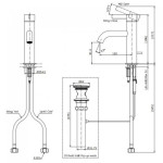 Vòi Chậu Rửa Lavabo TOTO TLG11301B#MBL Nóng Lạnh Màu Đen Mờ