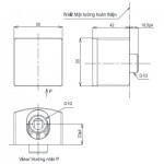 Cút Nối Tường TOTO TBW08009A#MBL Màu Đen Mờ
