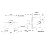  Van gật gù điều chỉnh nóng lạnh TOTO TBG07303BB#MBL