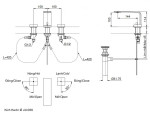 Vòi Lavabo TOTO TLP02301B#PN Gật Gù Nóng Lạnh ZL