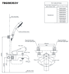 Củ sen tắm nóng lạnh GC Series TOTO TBG08302BA#MBL