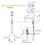 Vòi Lavabo TOTO TLS01304V Nóng Lạnh Cổ Cao