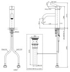 Vòi Lavabo TOTO TLG11301V Nóng Lạnh 