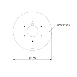  Van chuyển hướng 3 đường nước TOTO TBV01104BA#MBL