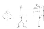 Vòi lavabo nóng lạnh GO TOTO TLG01306B#MBL
