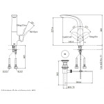  Vòi lavabo nóng lạnh GO TOTO TLG01309BB  