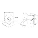  Van gật gù điều chỉnh nóng lạnh TOTO TBG01303BA 