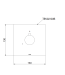  Van chuyển hướng 2 đường nước TOTO TBV02103B#BBR