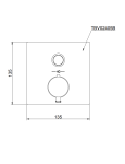  Van điều chỉnh nhiệt độ kèm van dừng TOTO TBV02405B 